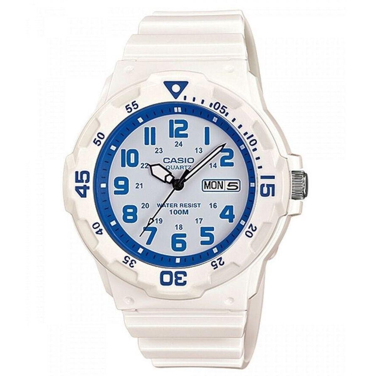 Casio MRW-200HC-7B2V - herreur diver 100 m, hvid (Ø 43 mm)