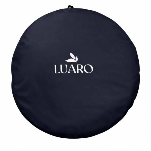 Pop-up omklædnings- og brusekabine – bærbart privat telt, sort 110×110×180 cm