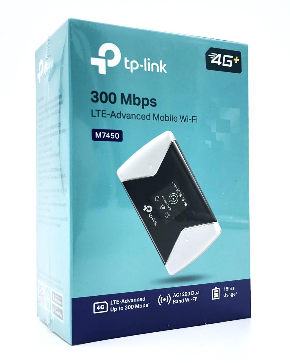 TP-Link M7450 mobilt hotspot 4G LTE Advanced - 300 Mbps, Wi‑Fi 5