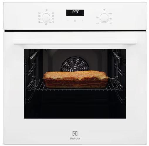 Indbygningsovn Electrolux EOF5F50BV – hvid, katalytisk rengøring, 65 l