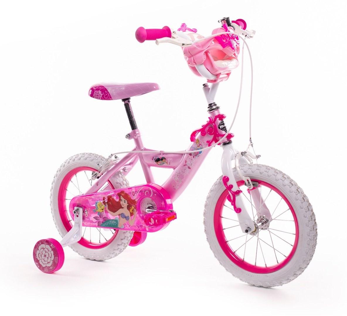 Huffy 24371W børnecykel 14" - Disney Princess, pink