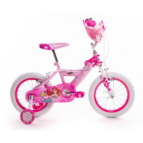Huffy 24371W børnecykel 14" - Disney Princess, pink