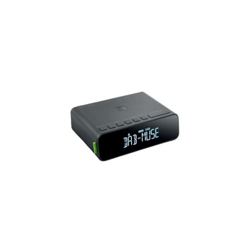 Muse M-175DBI DAB+/FM clockradio med trådløs opladning - Sort