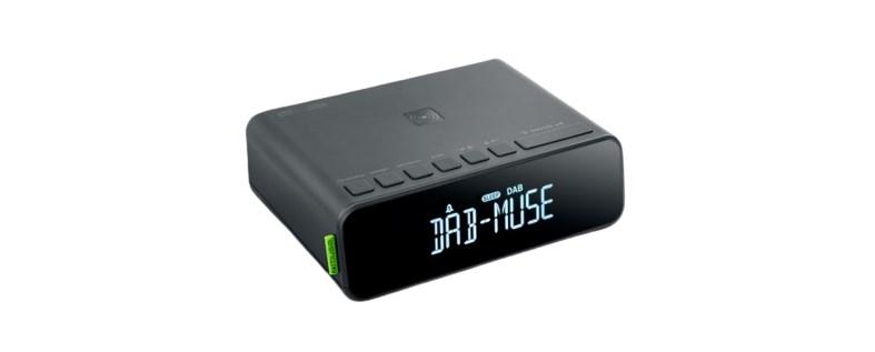 Muse M-175DBI DAB+/FM clockradio med trådløs opladning - Sort