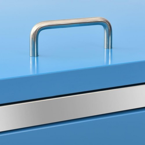 Firedobbelt skraldespandsskjuler 276,5x77,5x112,5 rustfrit stål