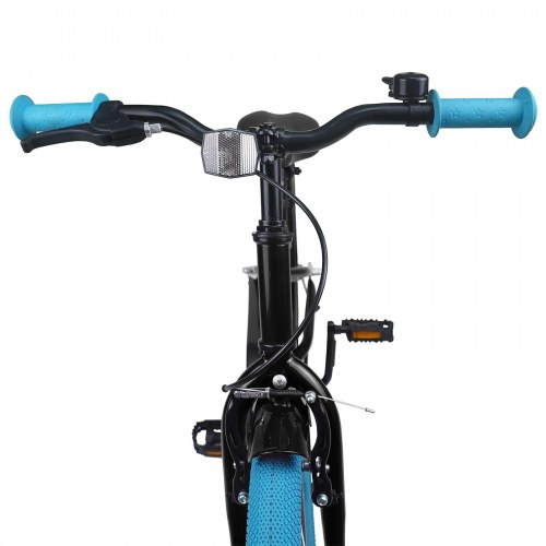 Børnecykel 20 tommer til børn i alderen 6-11 år Sort