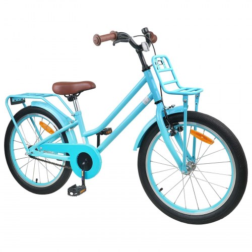 Børnecykel 20 tommer til børn i alderen 6-11 år Lys blå