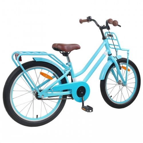 Børnecykel 20 tommer til børn i alderen 6-11 år Lys blå