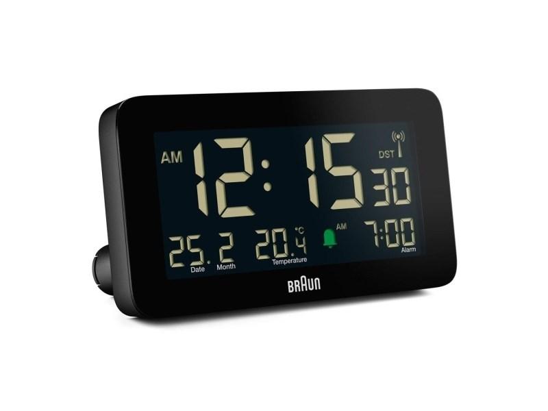 Braun BC10B-DCF trådløst digitalt vækkeur - sort billede