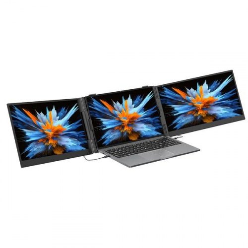 Blackview DCM6 - 14" bærbar dual skærm til laptop, grå