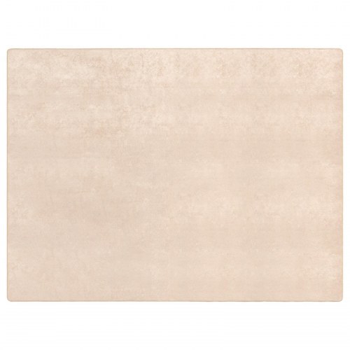 Løber-tæppe i creme 300 × 400 cm - polyester velour med skridsikker PVC-bagside