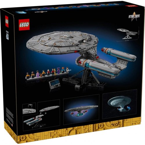 LEGO Icons 10356 Star Trek U.S.S. Enterprise NCC-1701-D – byggesæt til voksne