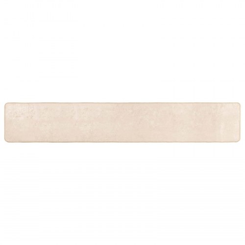 Løber tæppe MARSA - creme 50 × 250 cm, polyester med skridsikker PVC-bagside