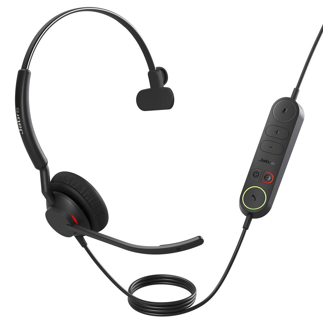Jabra Engage 40 USB-A UC Mono headset med inline-kontrol
