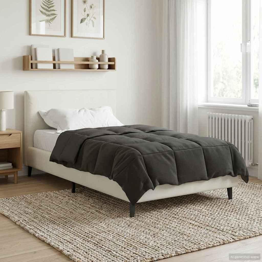 Helårs Dyne Quilting Mikrofiber - Antracit / 135 x 200 cm