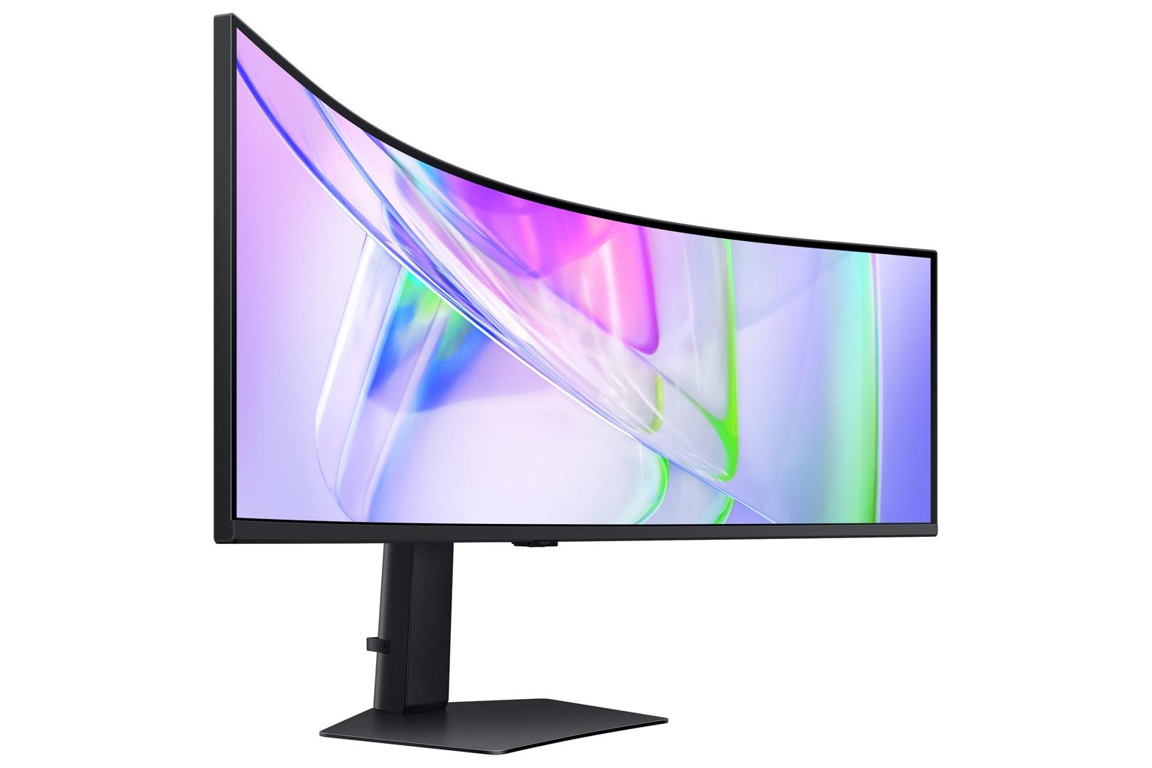 Samsung S95UC 49" buet DQHD skærm - 5120×1440, 120 Hz, VA, sort