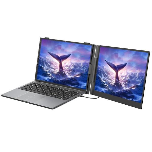 Blackview SCM6 - 14" bærbar dobbelt skærm (grå)