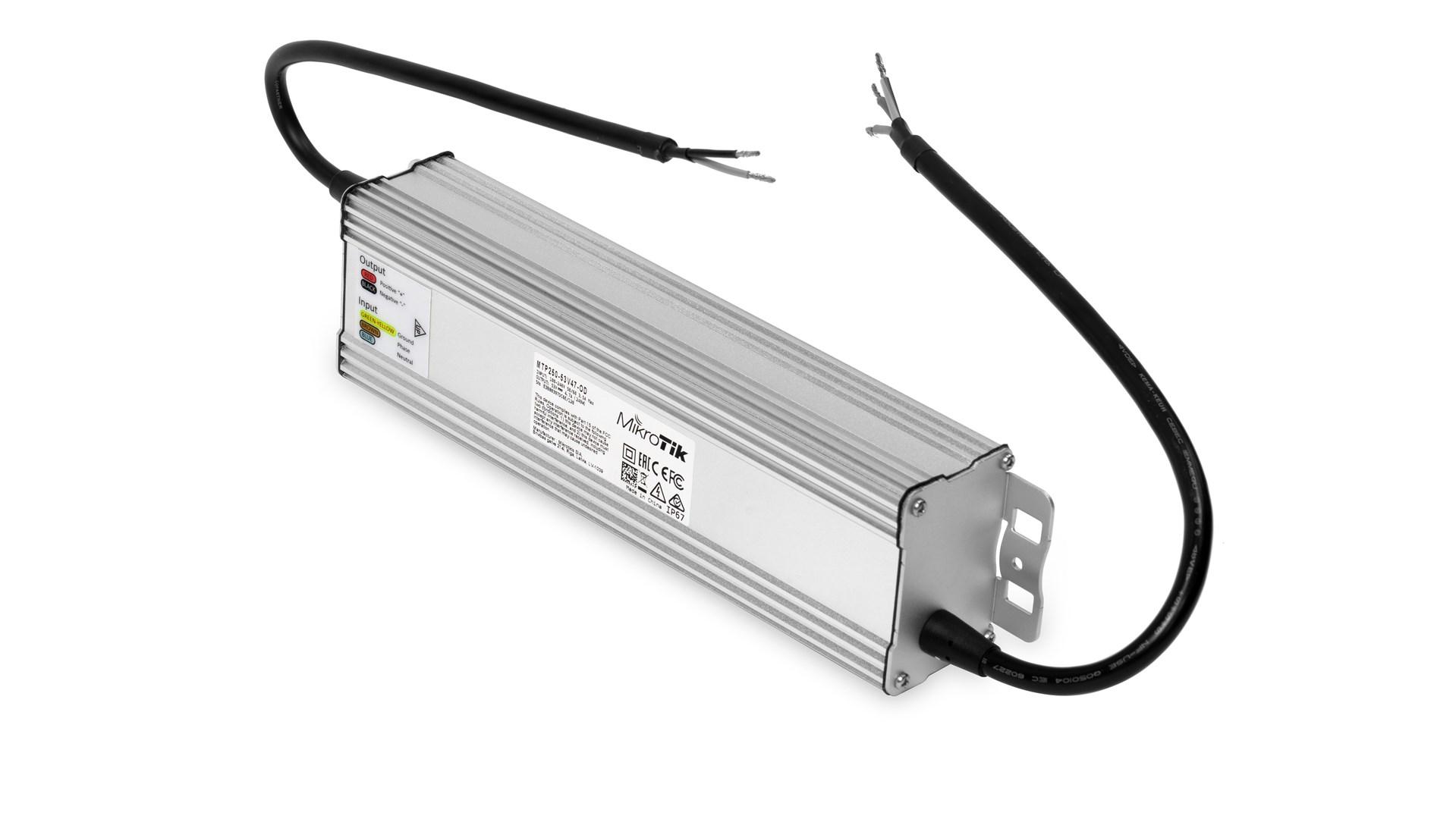 MikroTik MTP250-53V47-OD strømforsyning 250 W - AC/DC, udendørs, til netPower 53V billede