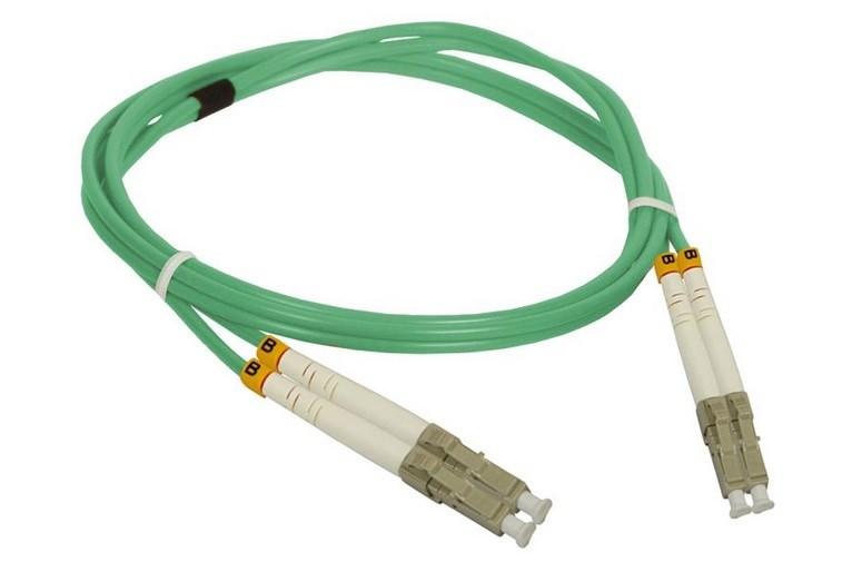 A-LAN FOC-LCLC-5MMD-5-3 fiberoptisk patchkabel 5 m – LC til LC, turkis billede