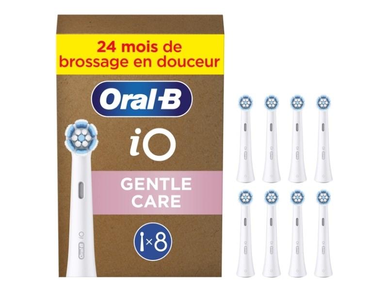 Oral-B iO Gentle Clean - udskiftelige børstehoveder, 8 stk. billede
