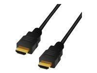 LogiLink HDMI-kabel med Ethernet 5 m – han til han, sort billede