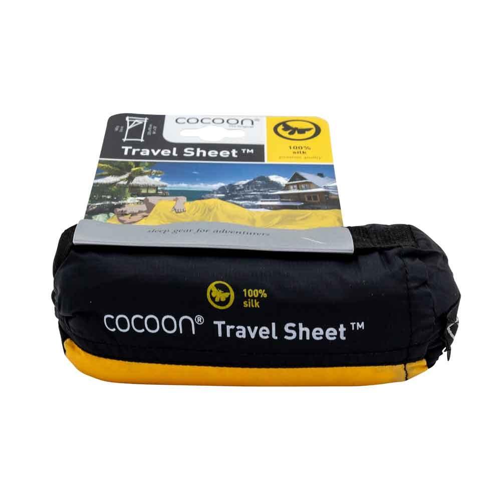 COCOON Travel Sheet silkelagen - let rejsesovepose 220 × 90 cm