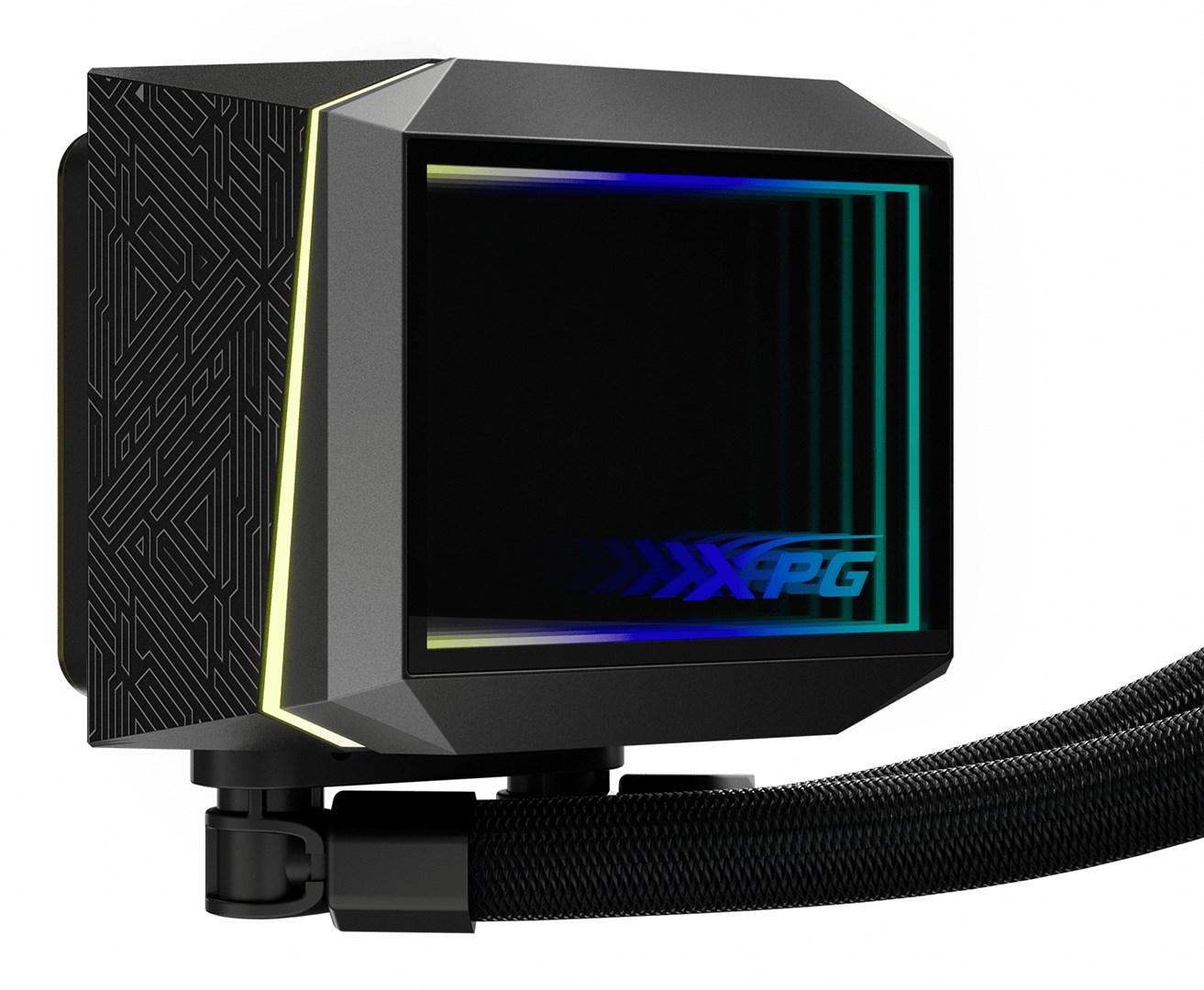 XPG Levante II 360 - sort AIO vandkøler med 3x120 mm ARGB billede