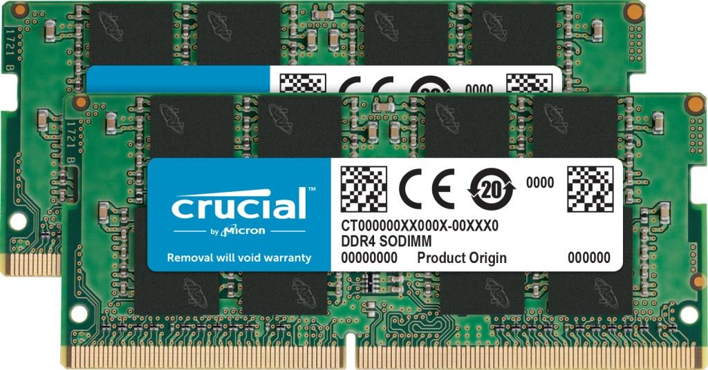 Crucial CT2K16G4SFRA32A RAM til bærbar - 32 GB (2 x 16 GB) DDR4 3200 MHz
