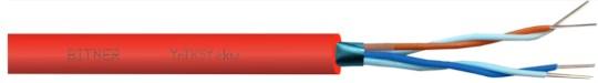 BITNER YnTKSYekw brandalarmeringskabel 2x2x0,8 - 100 m