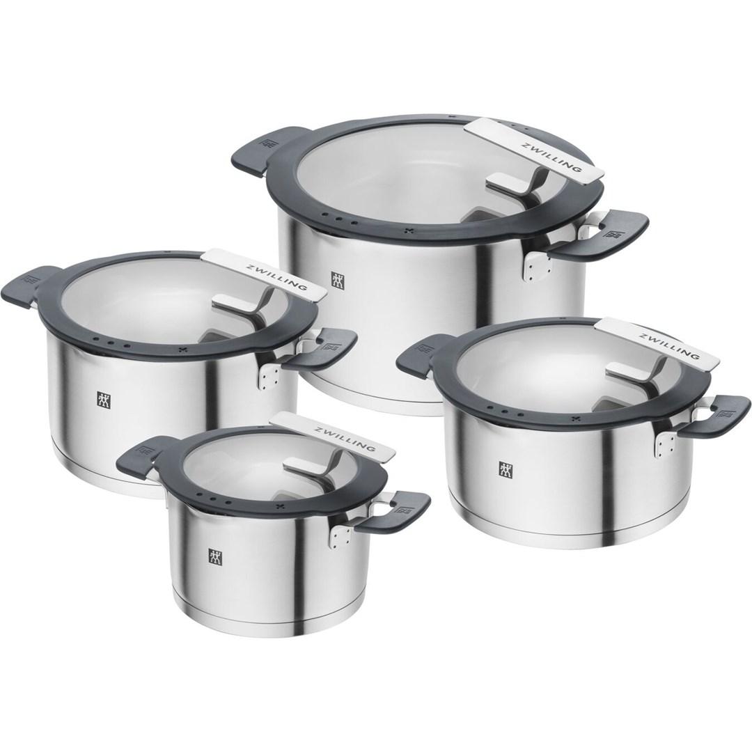 Zwilling Zwilling Simplify gryde/kasserollesæt 8 dele Rustfrit stål