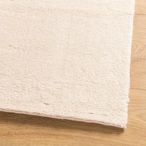 Medium luv blødt og vaskbart tæppe - HUARTE, beige 80 × 1.000 cm