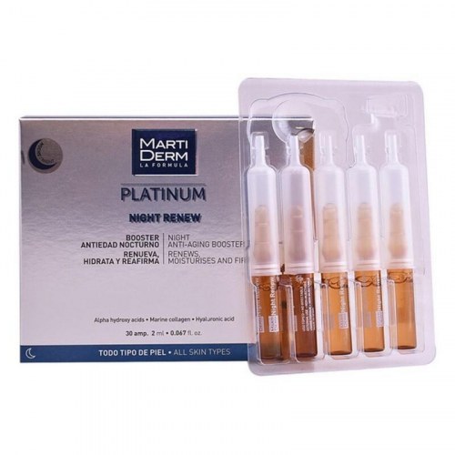 Martiderm Platinum Night Renew ampuller - 30 stk. (2 ml)