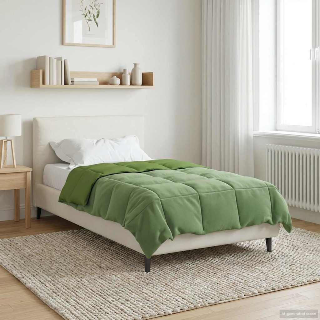 Vinter dyne Quilting Grøn 155 x 220 cm Mikrofiber