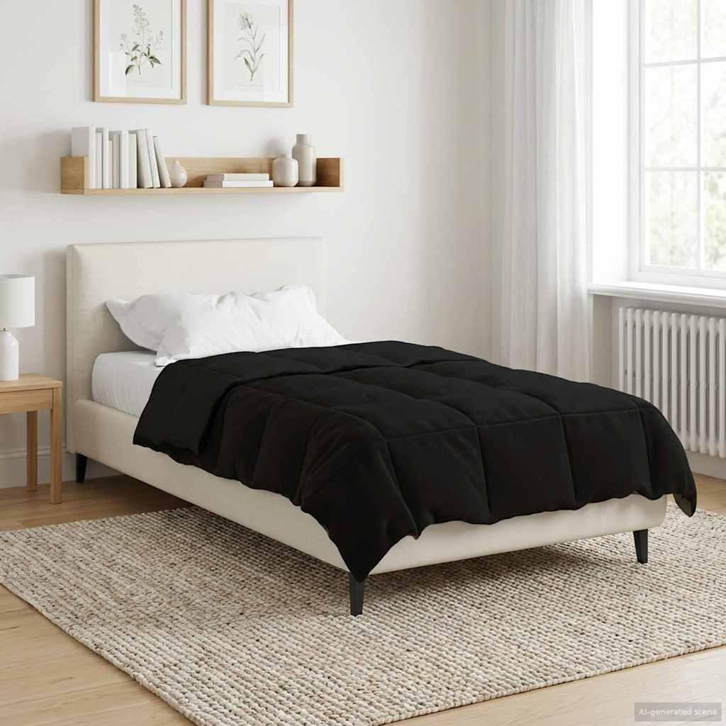 Vinter dyne Quilting Sort 135 x 220 cm Mikrofiber