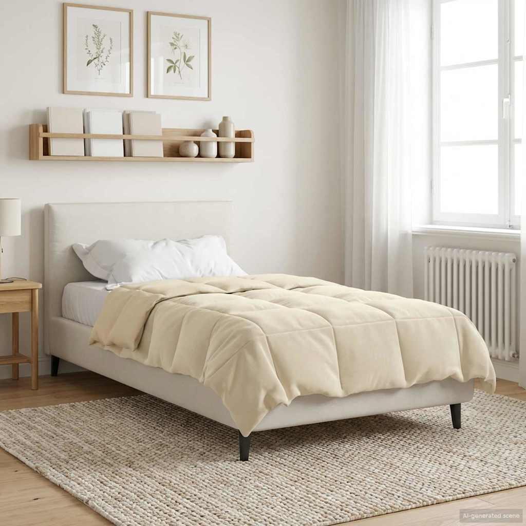Helårs dyne Quilting Creme 135 x 220 cm Mikrofiber
