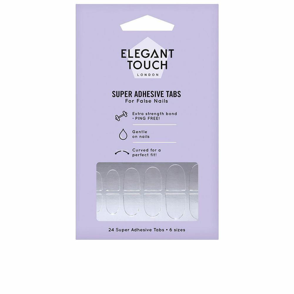 Klæbemidler Elegant Touch Super Adhesive Falske negle (24 stk)