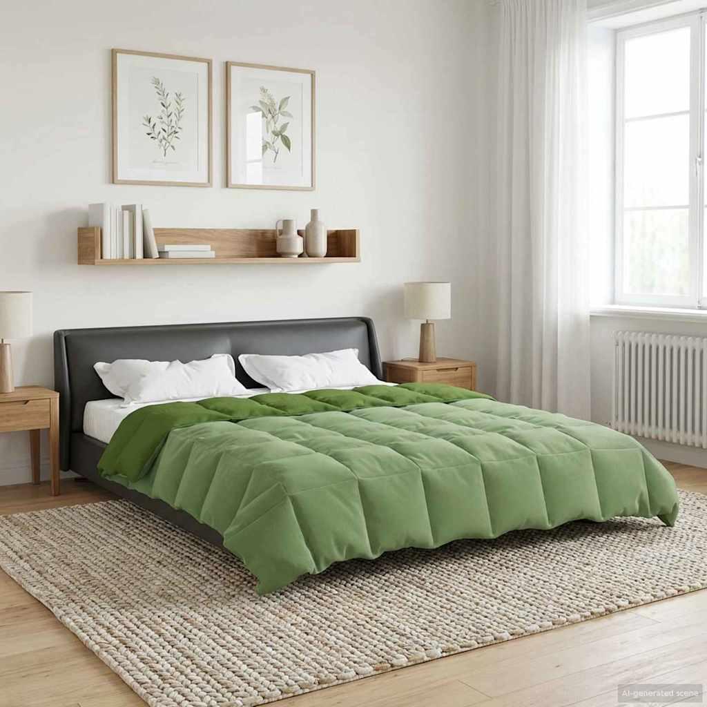 Helårs dyne Quilting Grøn 240 x 260 cm Mikrofiber