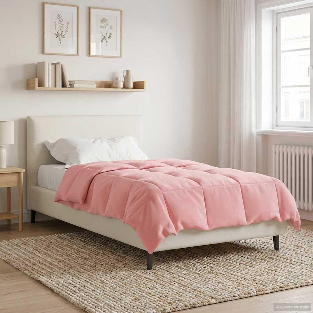 Helårs dyne Quilting Lyserød 135 x 220 cm Mikrofiber