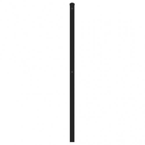Udskiftningsgavl 160 cm - sort/sonoma-eg
