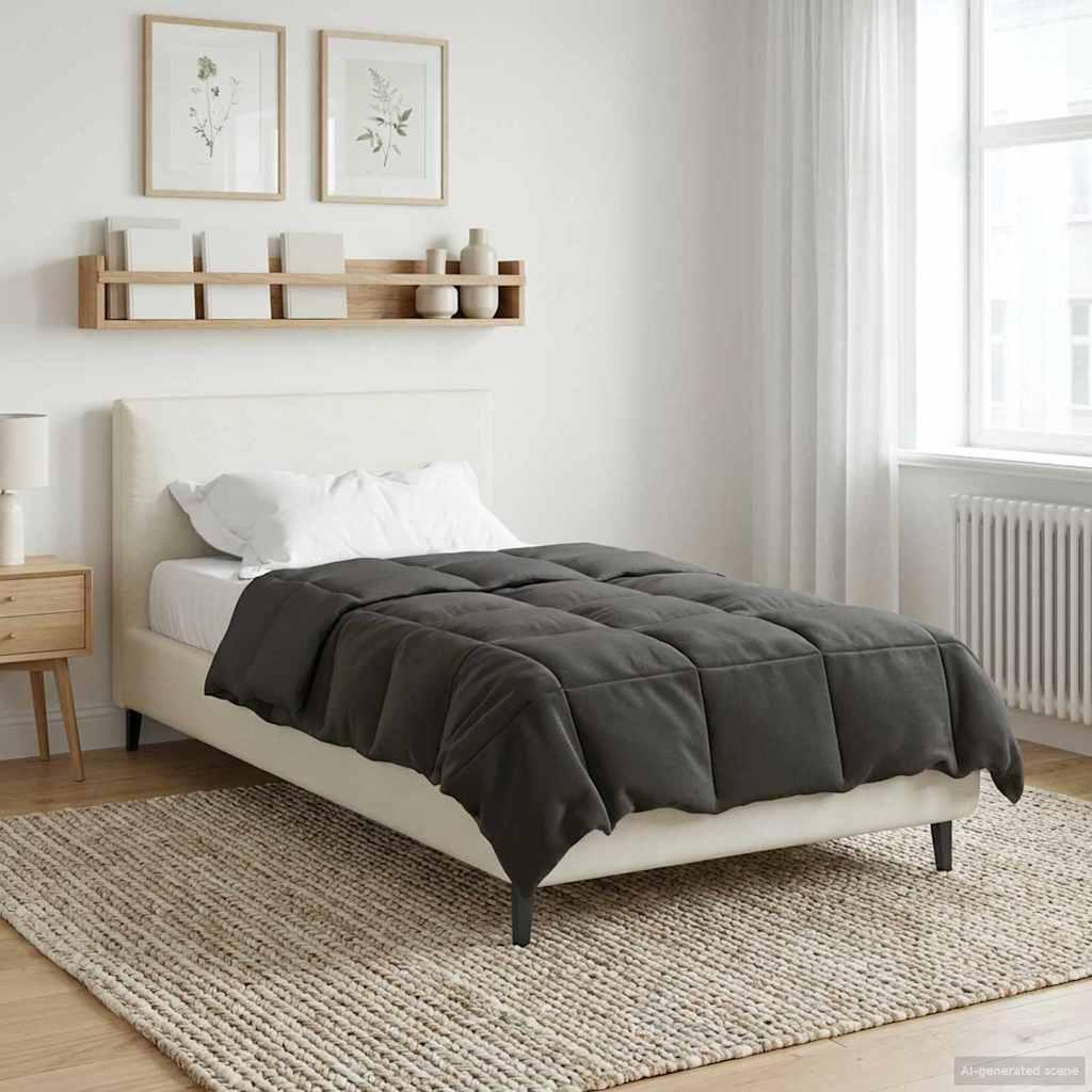 Helårs Dyne Quilting Mikrofiber - Antracit / 140 x 220 cm