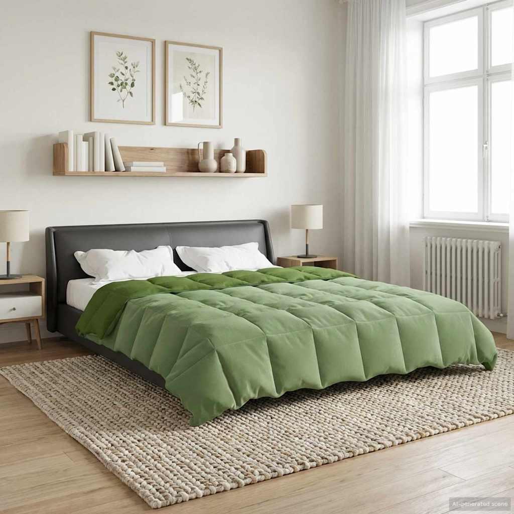 Sommer dyne Quilting Grøn 240 x 260 cm Mikrofiber