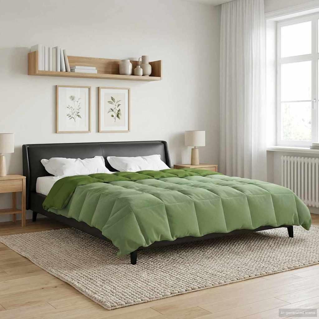 Sommer dyne Quilting Grøn 220 x 260 cm Mikrofiber