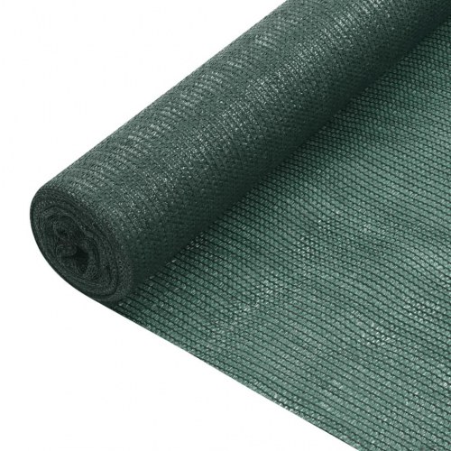 Afskærmningsnet 3,6 × 50 m - grøn HDPE 75 g/m²