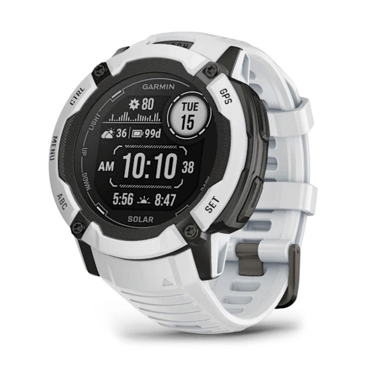 GARMIN Instinct 2X Solar - hvid smartwatch 1,1"
