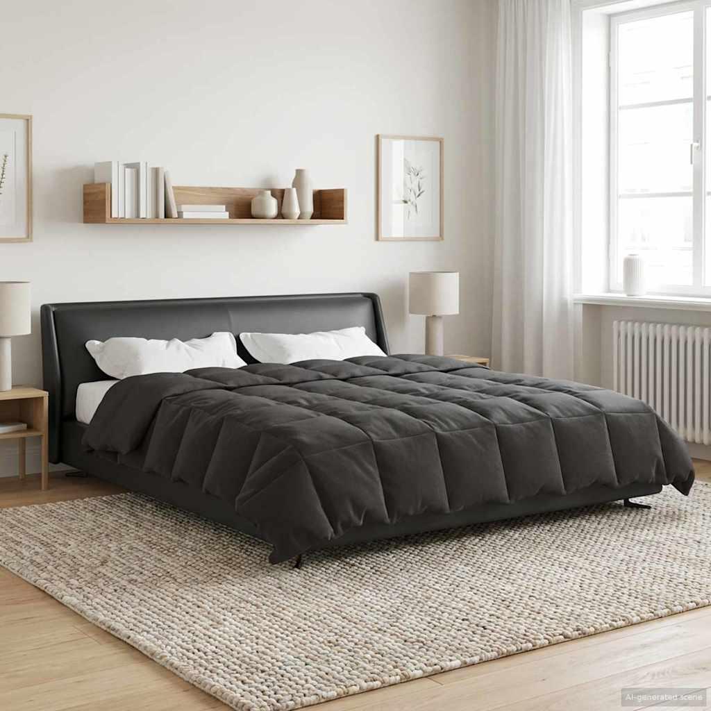 Sommer dyne Quilting Antracit 220 x 240 cm Mikrofiber