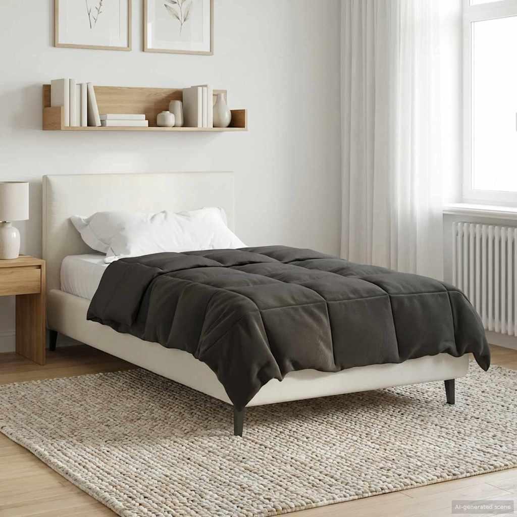 Sommer dyne Quilting Antracit 155 x 220 cm Mikrofiber