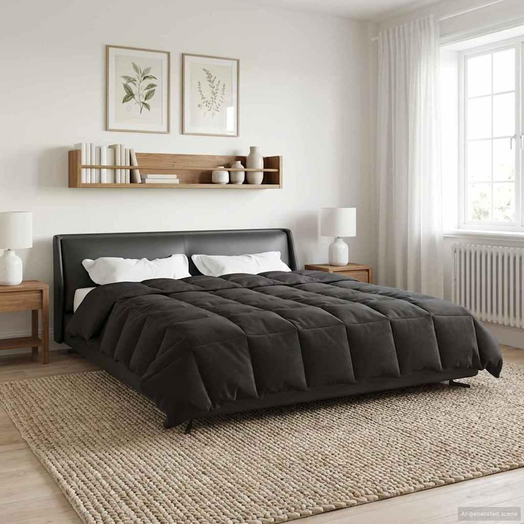 Sommer dyne Quilting Antracit 200 x 240 cm Mikrofiber