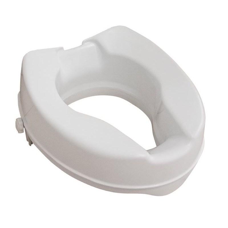 Toiletsædeforhøjer 10 cm – Mobilex, hvid