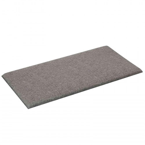 Væghovedgærde - 12 paneler 30 × 15 cm, lysegrå stof