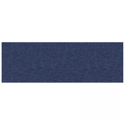Væghovedgærde - 12 paneler 90 × 30 cm, blå stof